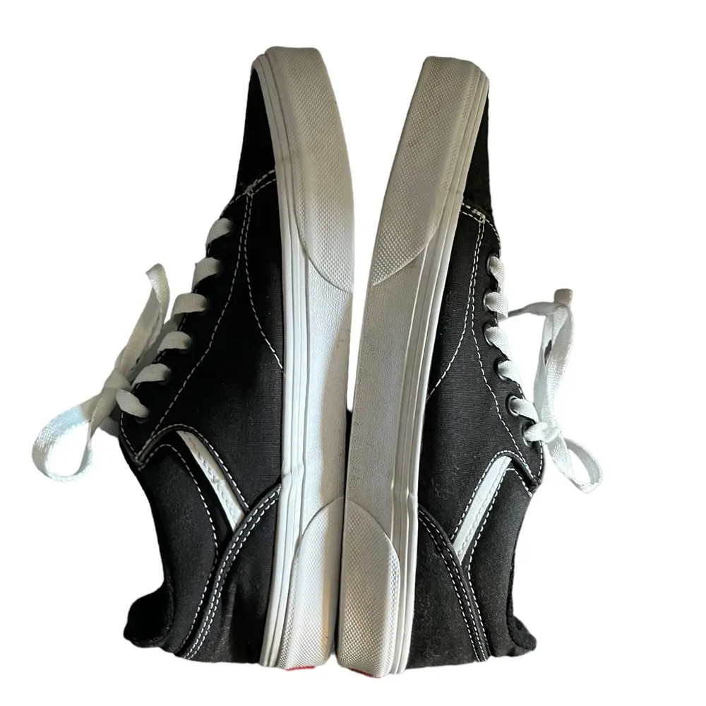 Vans Off The Wall Skate Lace Up Low Top Sneakers Black Women’s 7.5 - Image 6