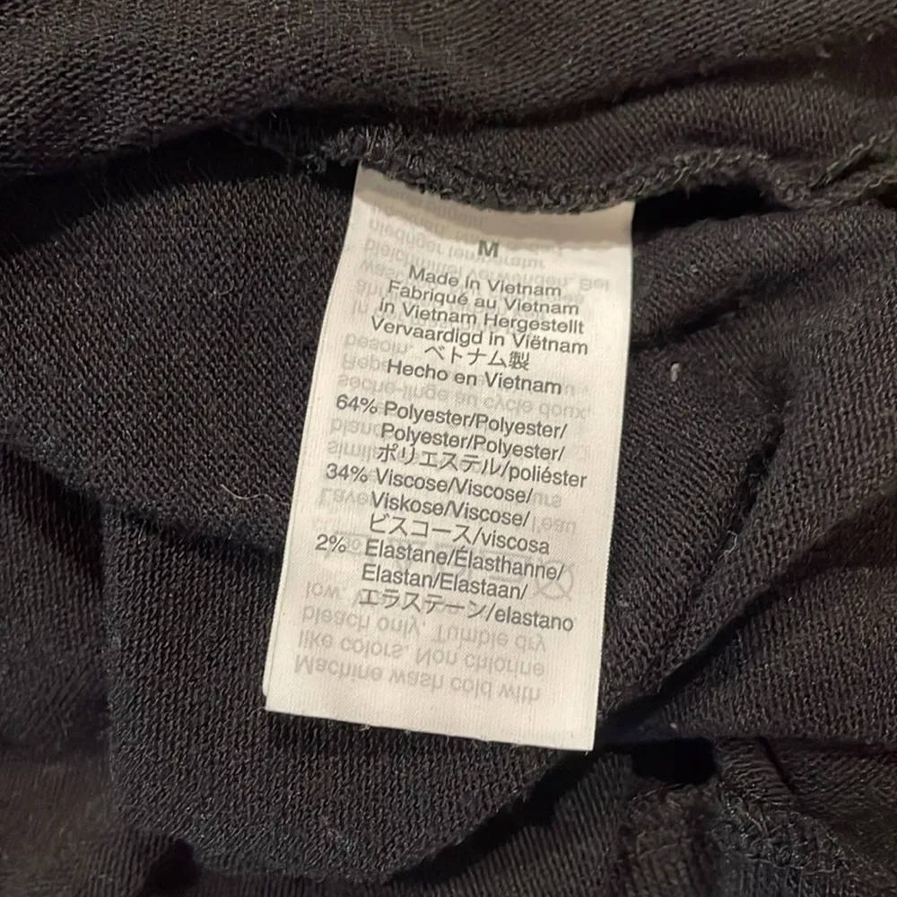 J. Crew Black V-Neck Sweater Blouse Size Medium - Image 4