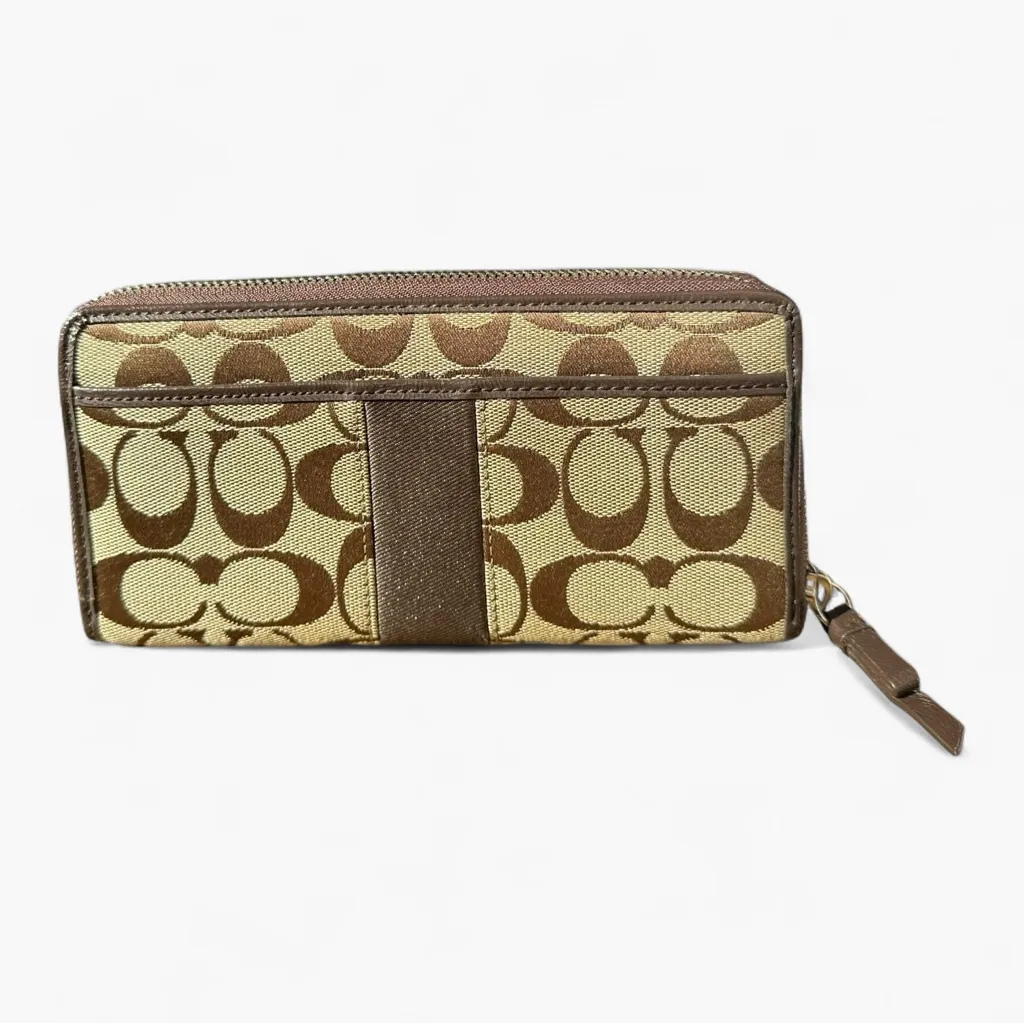 Coach  Signature Zip Around Accordion Wallet - Image 4