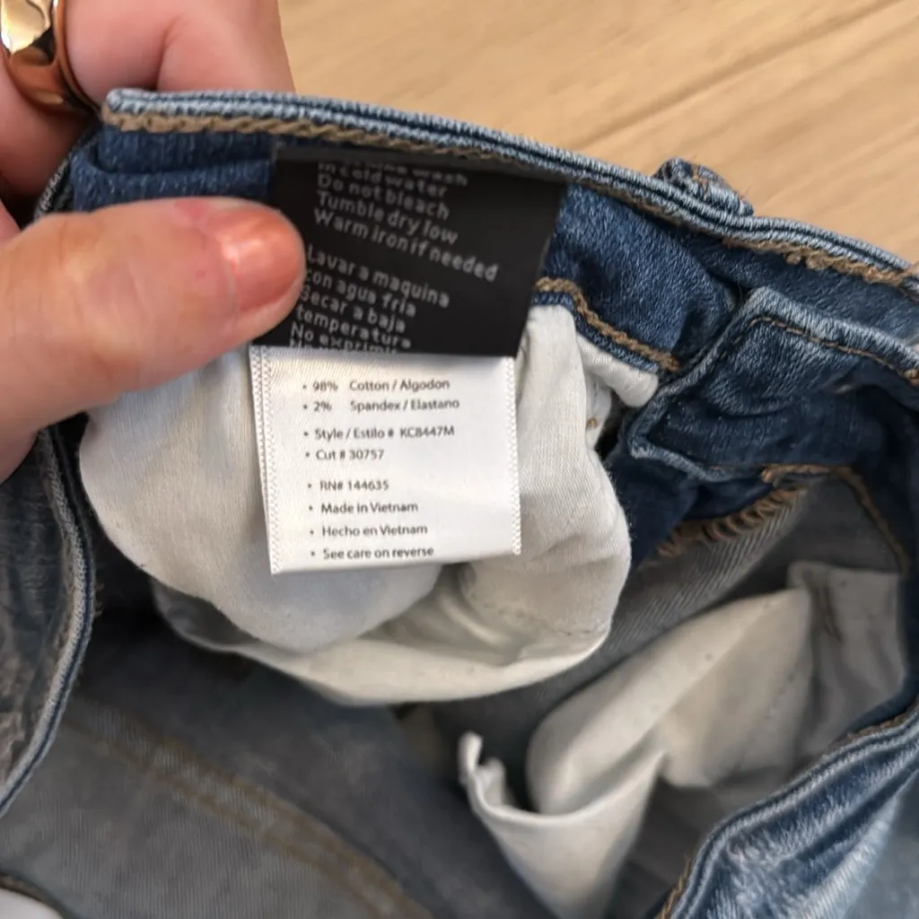 KanCan VICI cropped skinny jeans Blue Size 25 - Image 5