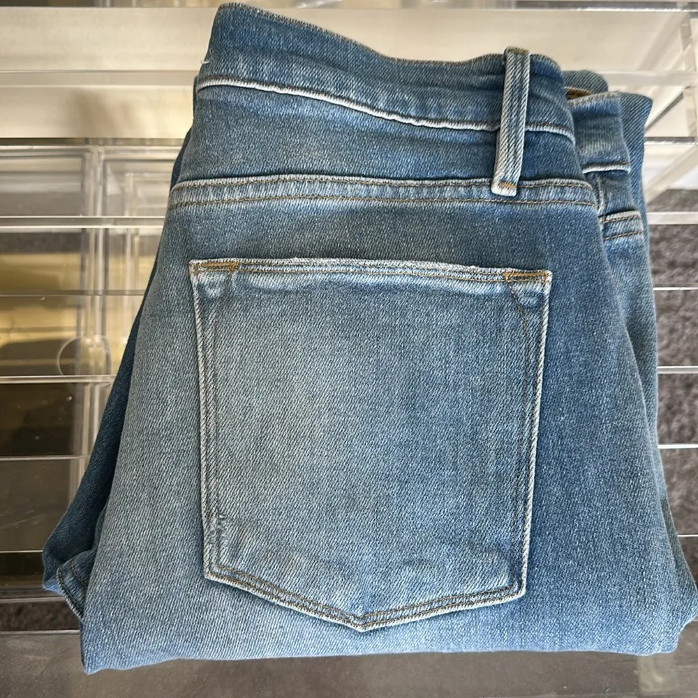 frame denim VGUC FRAME Le High Straight Jeans - Image 4