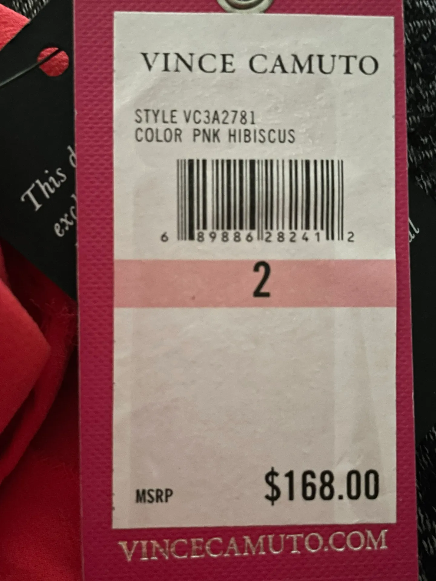 Vince Camuto Hibiscus Sequin Faux Wrap Dress 2 - Image 10