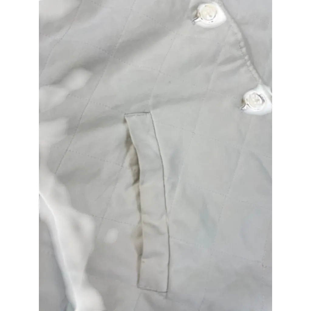 Orvis Womans Beige Quilted Lightweight Jacket size M SKU 9260 - Image 3