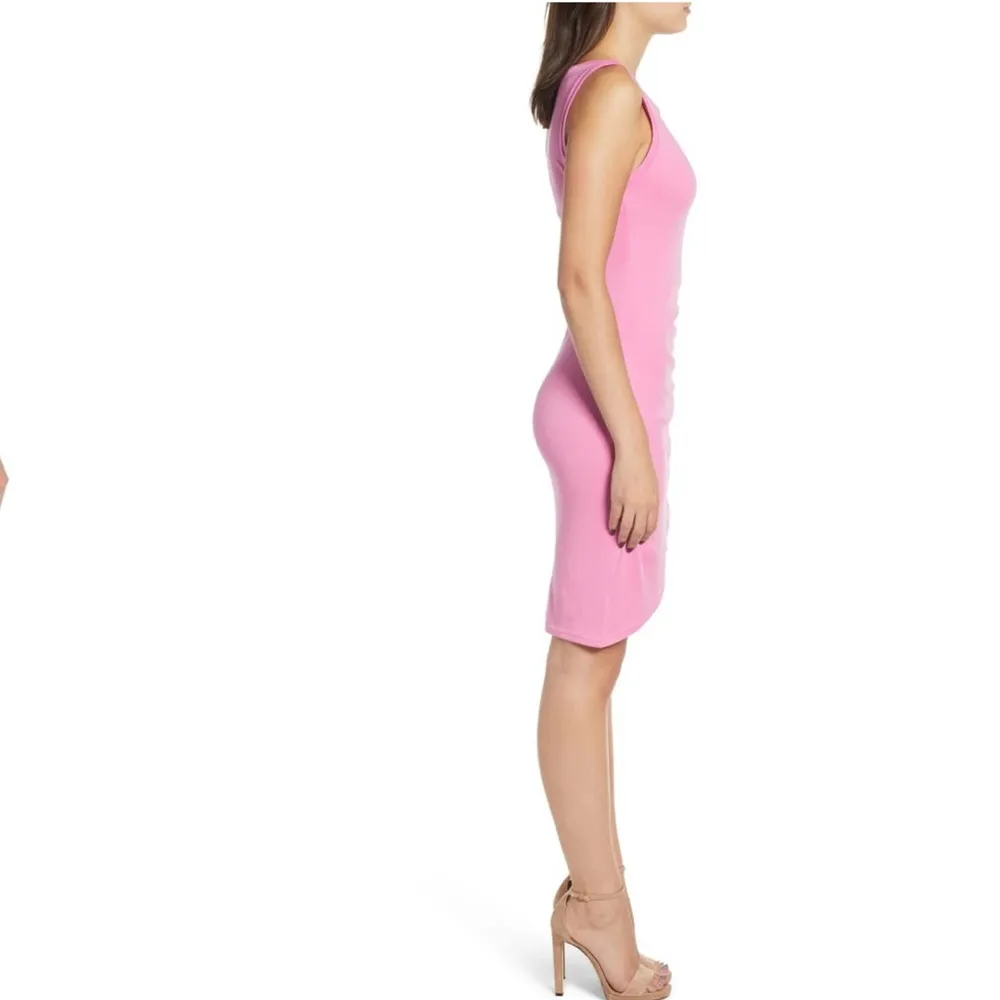 Leith Zenna Ruched Tank Dress Bodycon Pink Plus Size 3X NWT - Image 5