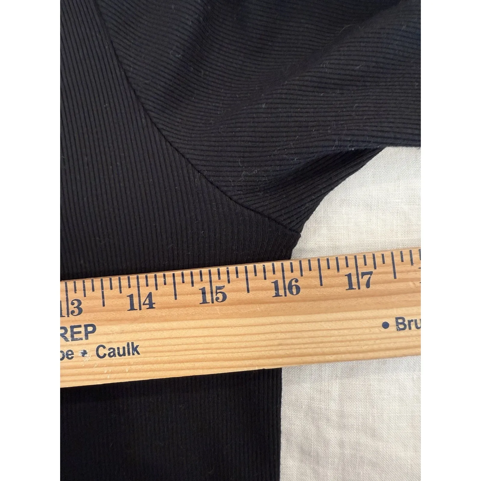 Polo Ralph Lauren Black Rib Knit Turtleneck Sweater Large Classic Minimal preppy - Image 9