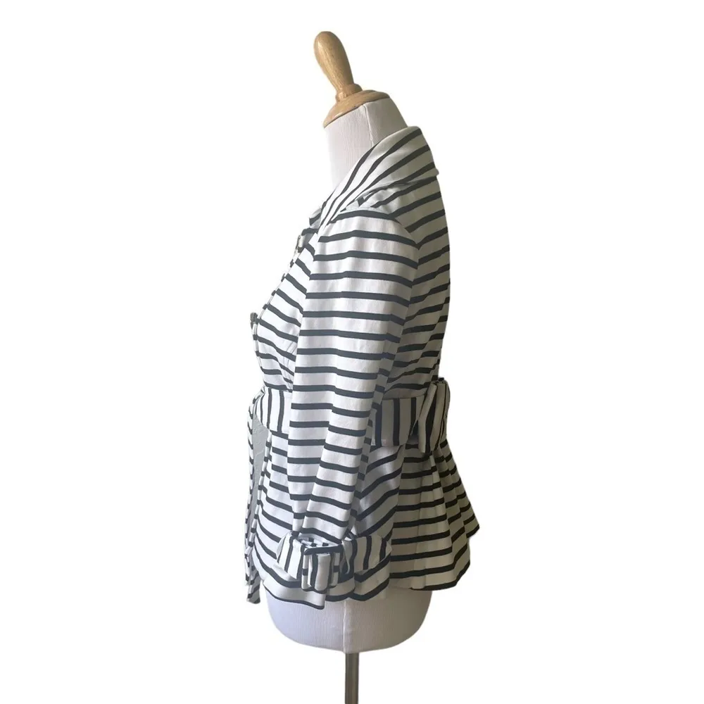 Kate Spade  New York Start a New Chapter Stripped Jacket Large - Image 5