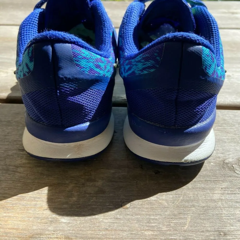 Nike Womens Sneakers Sz 6.5 In-Season Print Blue Lagoon Volt Royal Blue Training - Image 4