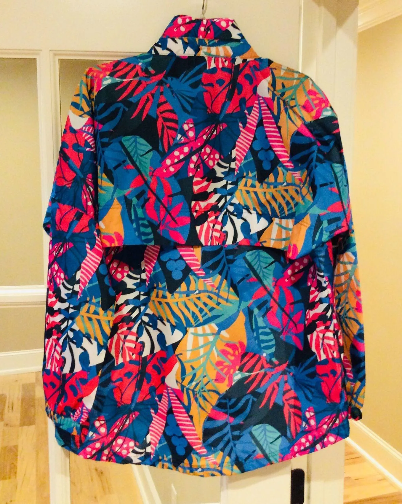 Rain Jacket Windbreaker Pullover Large - Image 2