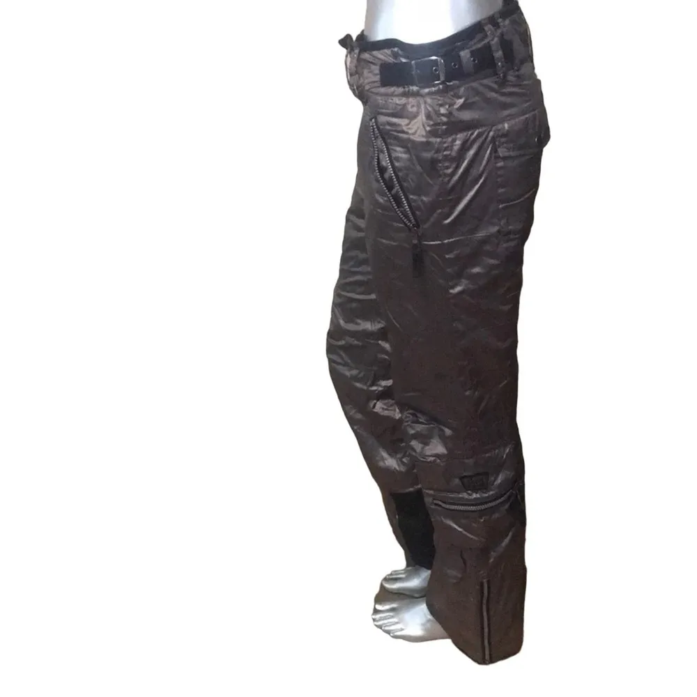 Skea Ski Bunny Snow Pants Brown Thinsulate Flex Insulation Women's Size 10 - Image 3