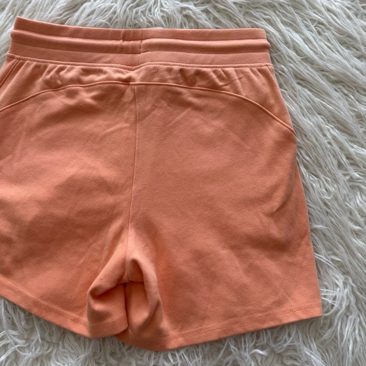 Alphalete Essential Core Sweat Shorts Orange Creamsicle Size Medium - Image 8