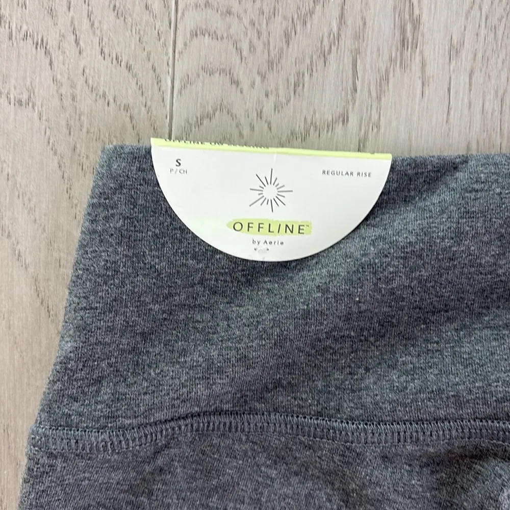 Aerie Offline by Aerie Gray Leggings Small New with Tags - Image 6