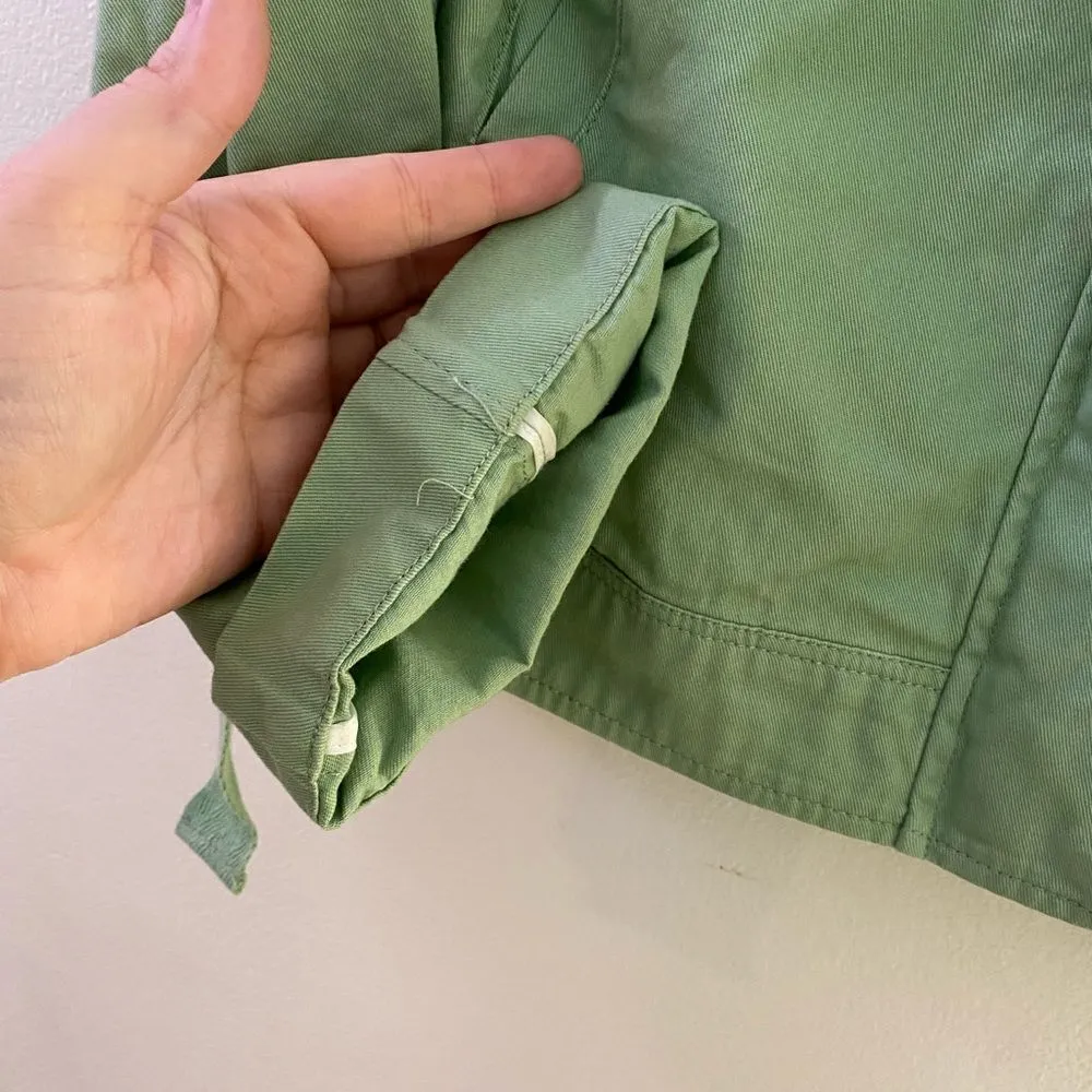 NWT Treasure & Bond jacket in green basil size  XXS 100% cotton - Image 6