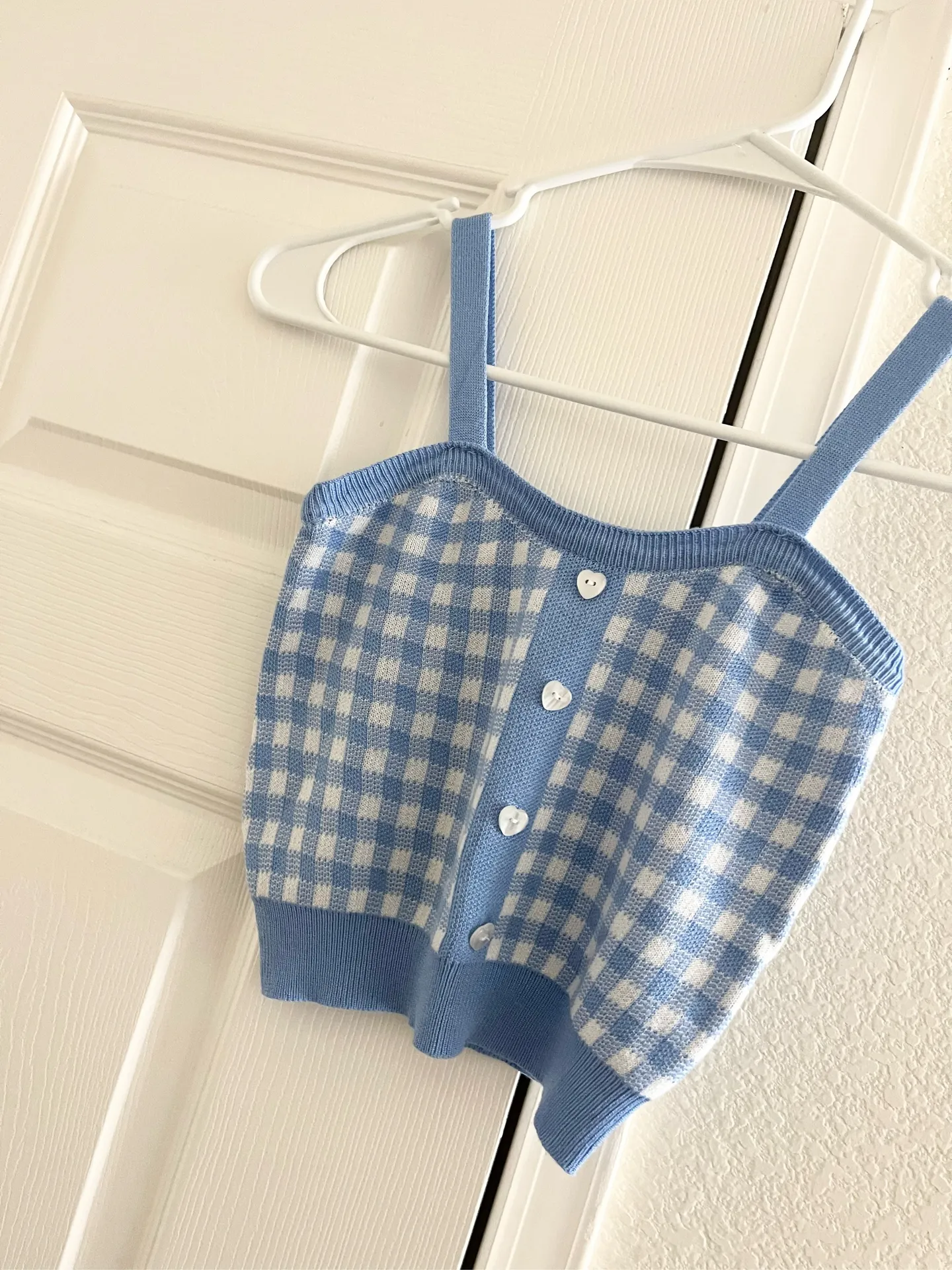 gingham top Blue Size XS - Image 2