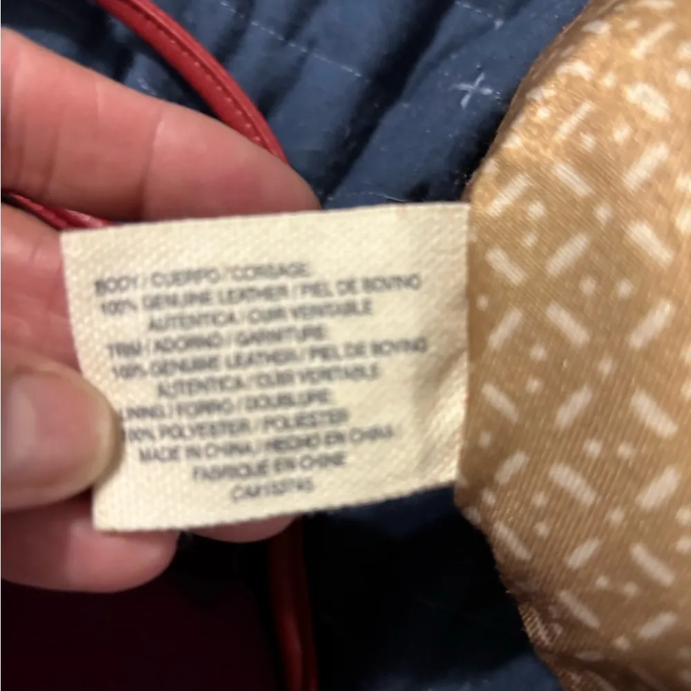 Lucky Brand  leather drawstring bucket bag - Image 5