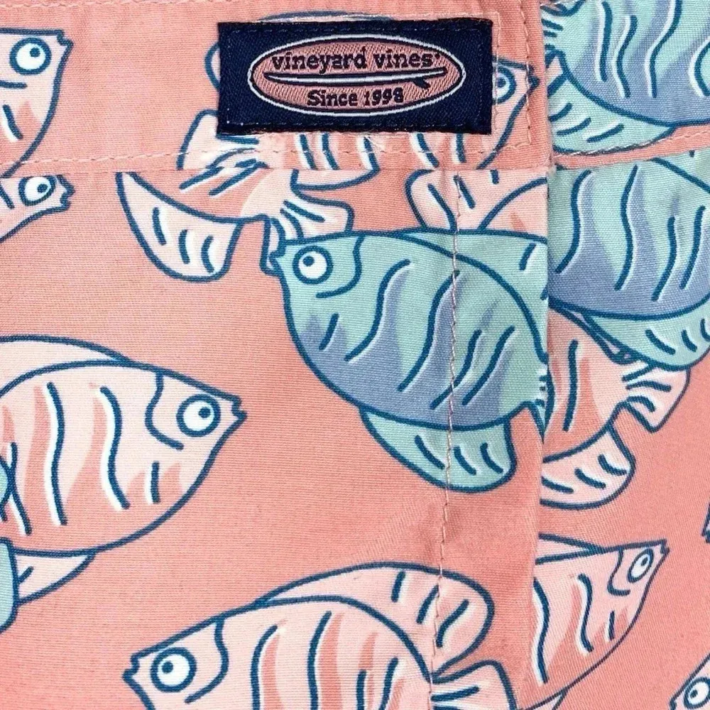 Vineyard Vines by Shep & Ian Pink Tropical Fish Print Golf Tennis Skirt Size XS - Image 5