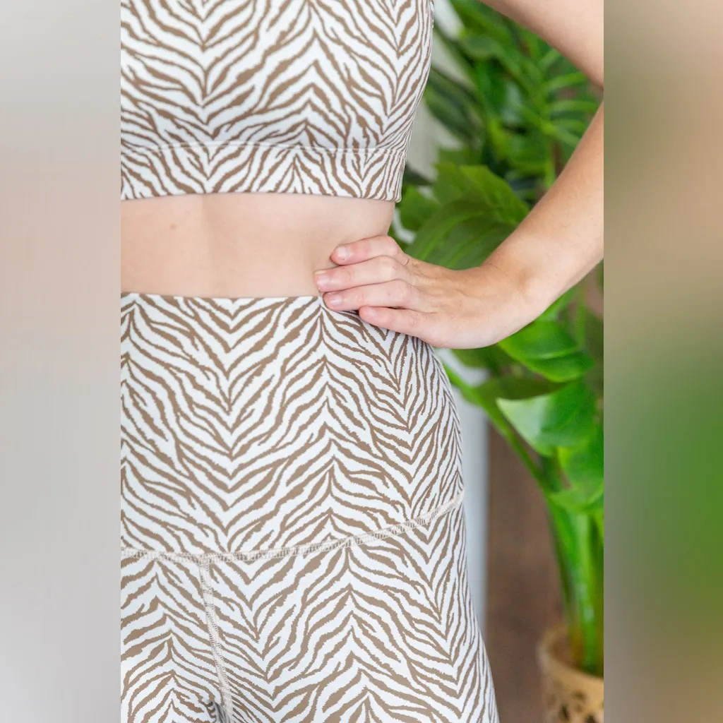 Bold Body BONE TIGER ABL ULTRA HIGH RISE LEGGINGS Brown Size XS - Image 3