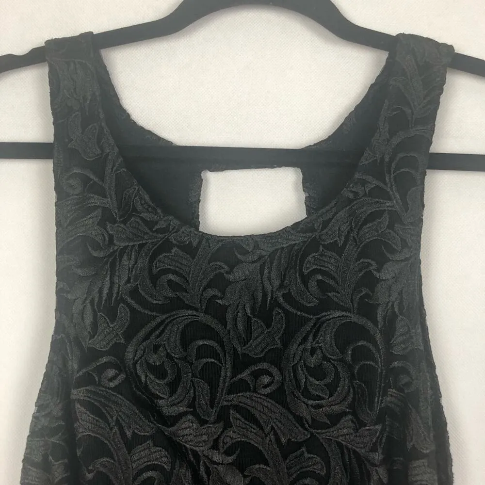 Tokyo Darling Top Womens Medium Mesh Lace Fairygoth Whimsigoth Boho Edgy Flowy - Image 3