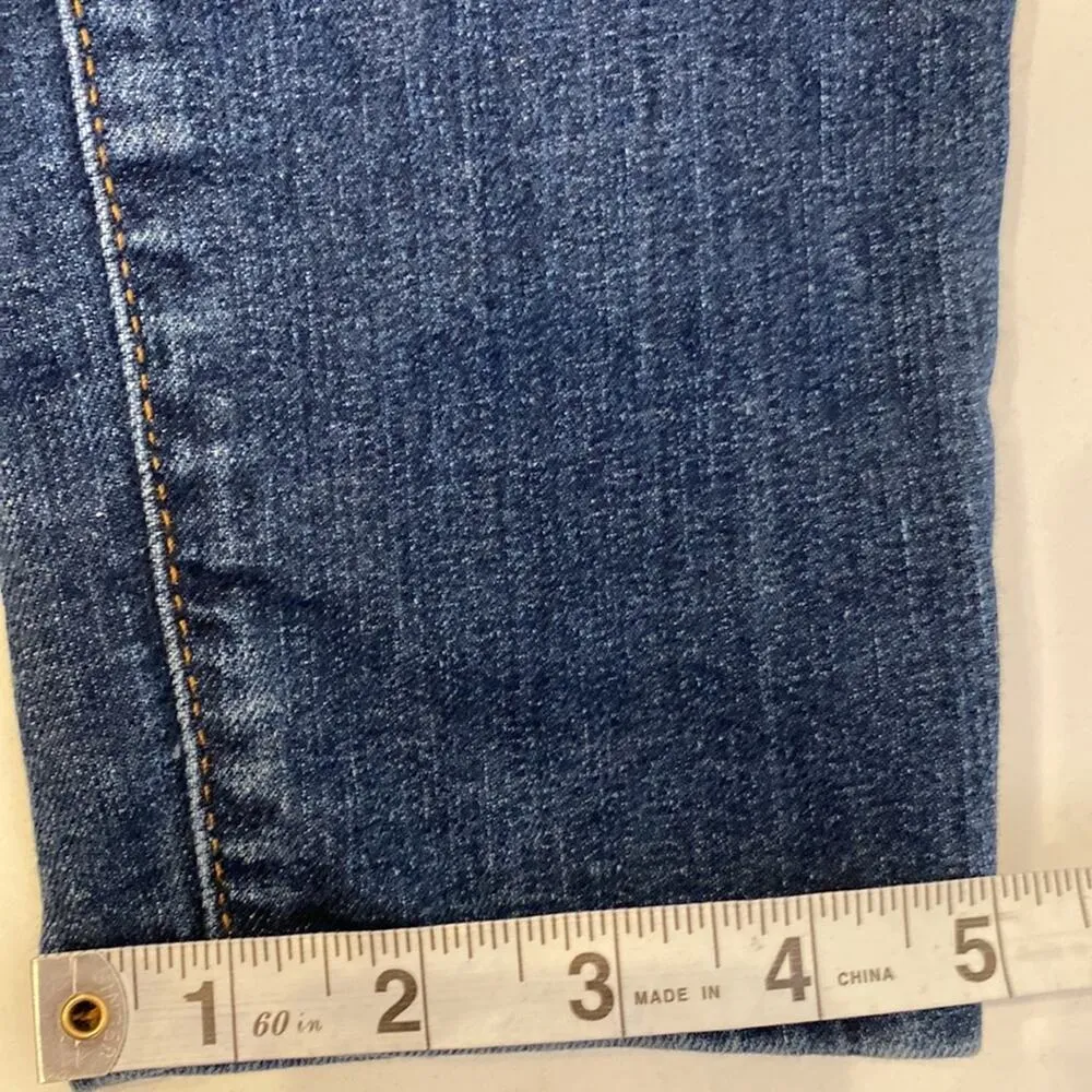 True Religion Halle Mid Rise Super Skinny Denim Medium Wash Blue Jeans Sz 25 - Image 16