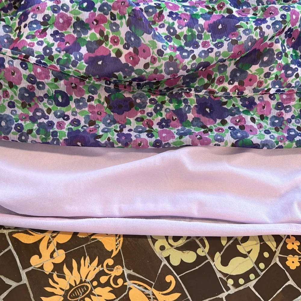 OLD NAVY CHIFFON FLORAL DRESS Sz: M - Image 9