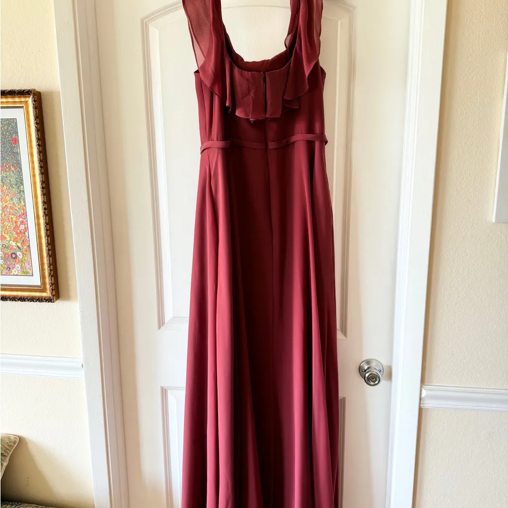 Babaroni // Deep Red Dress Size 6 - Image 11