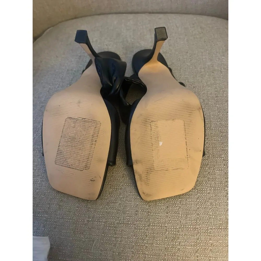 Nine West Sashah Slide Dress Sandals Women’s Black - Image 4