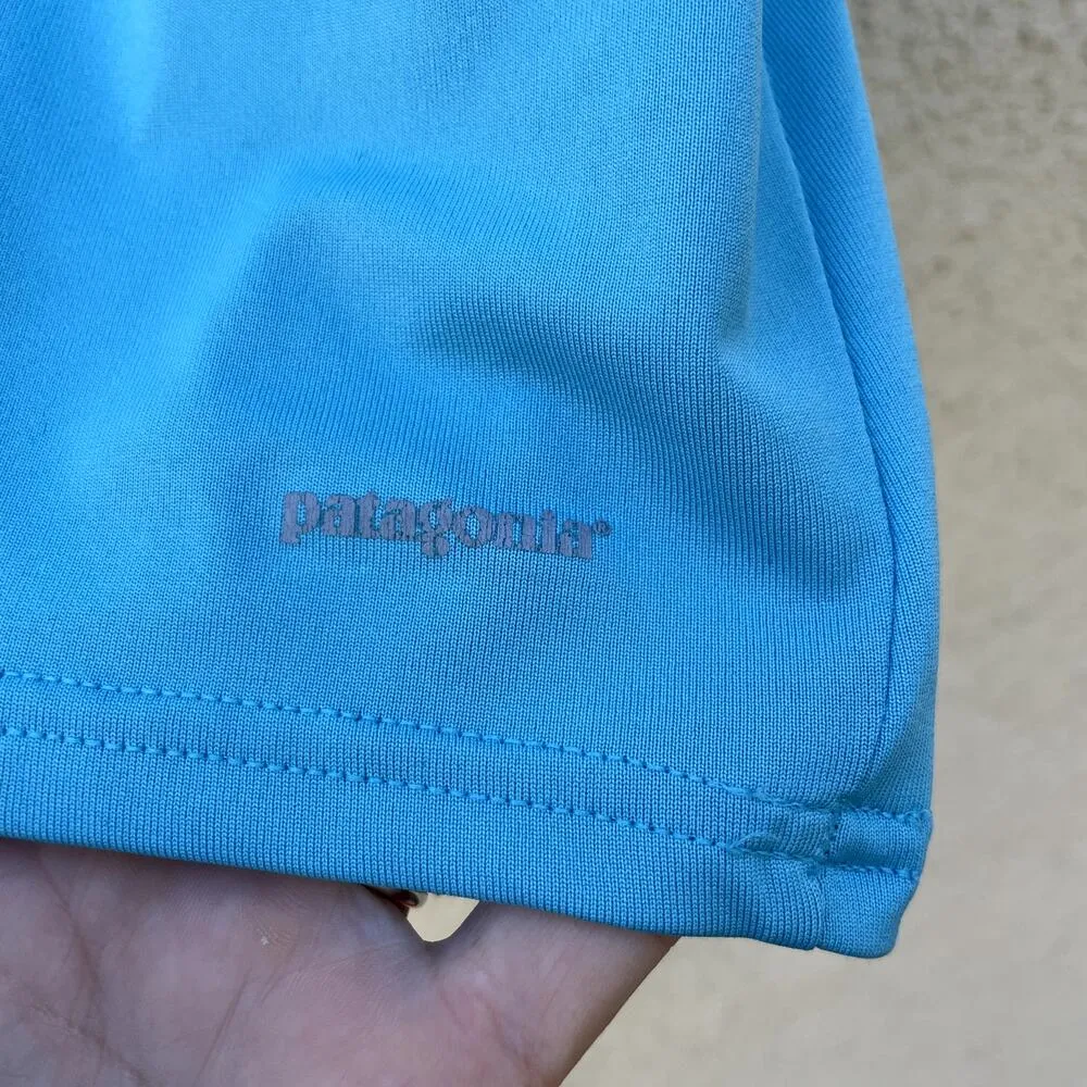Patagonia Capilene 1 Silkweight Tee XS Blue Short Sleeve - Image 4