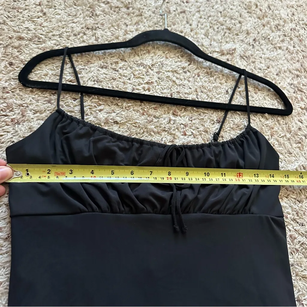 RSQ Womens Emma Mesh Midi Black Dress Size Large Y2K 90style Punk Girl Edgy - Image 8