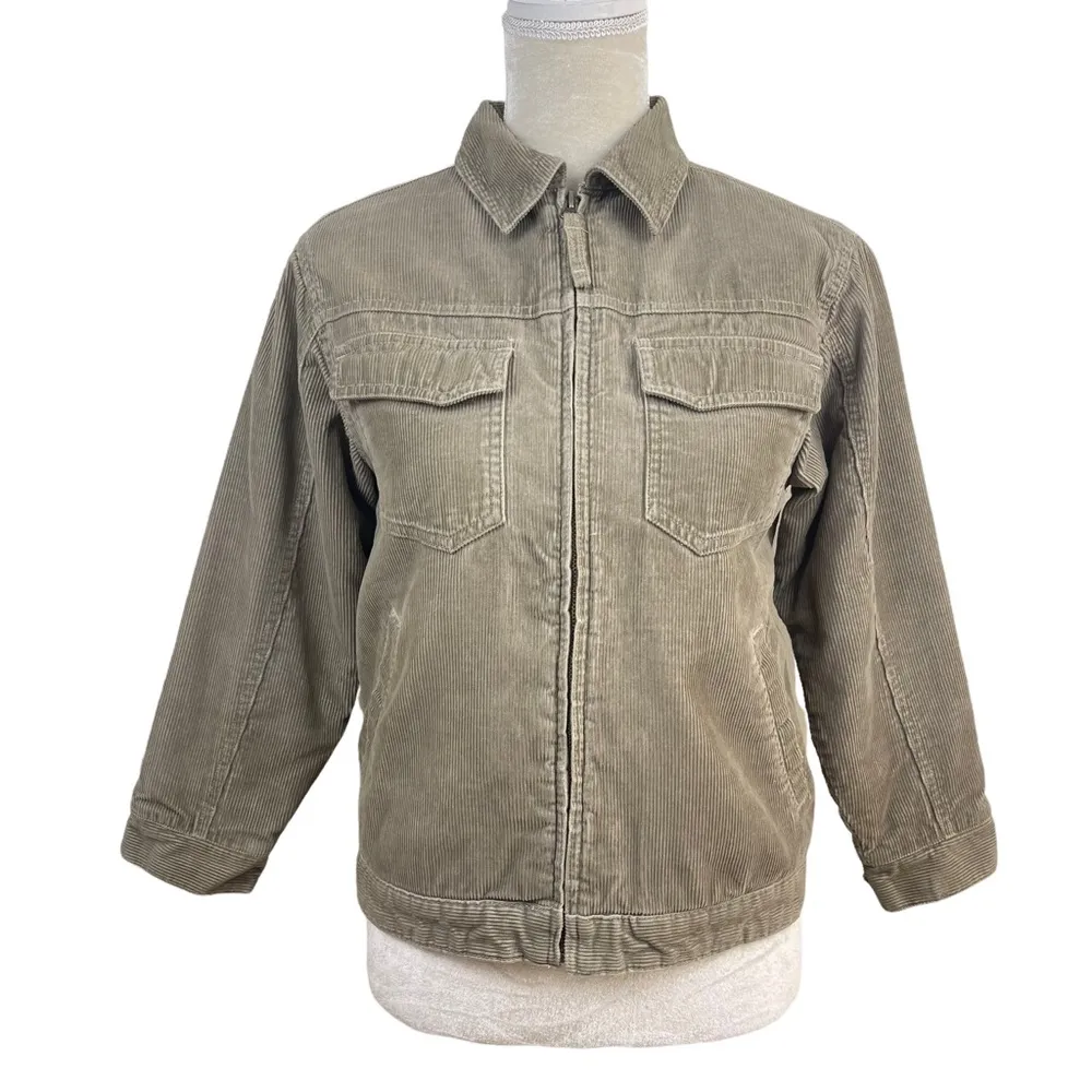 Old Navy Vintage Unisex Corduroy Sherpa Lining Jacket Kids  Sz M Women’s XS/S - Image 13