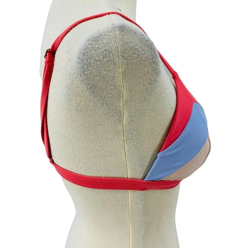 Hula Honey Colorblocked Molded Cup Push-Up Bikini Set Womens Large - Image 6