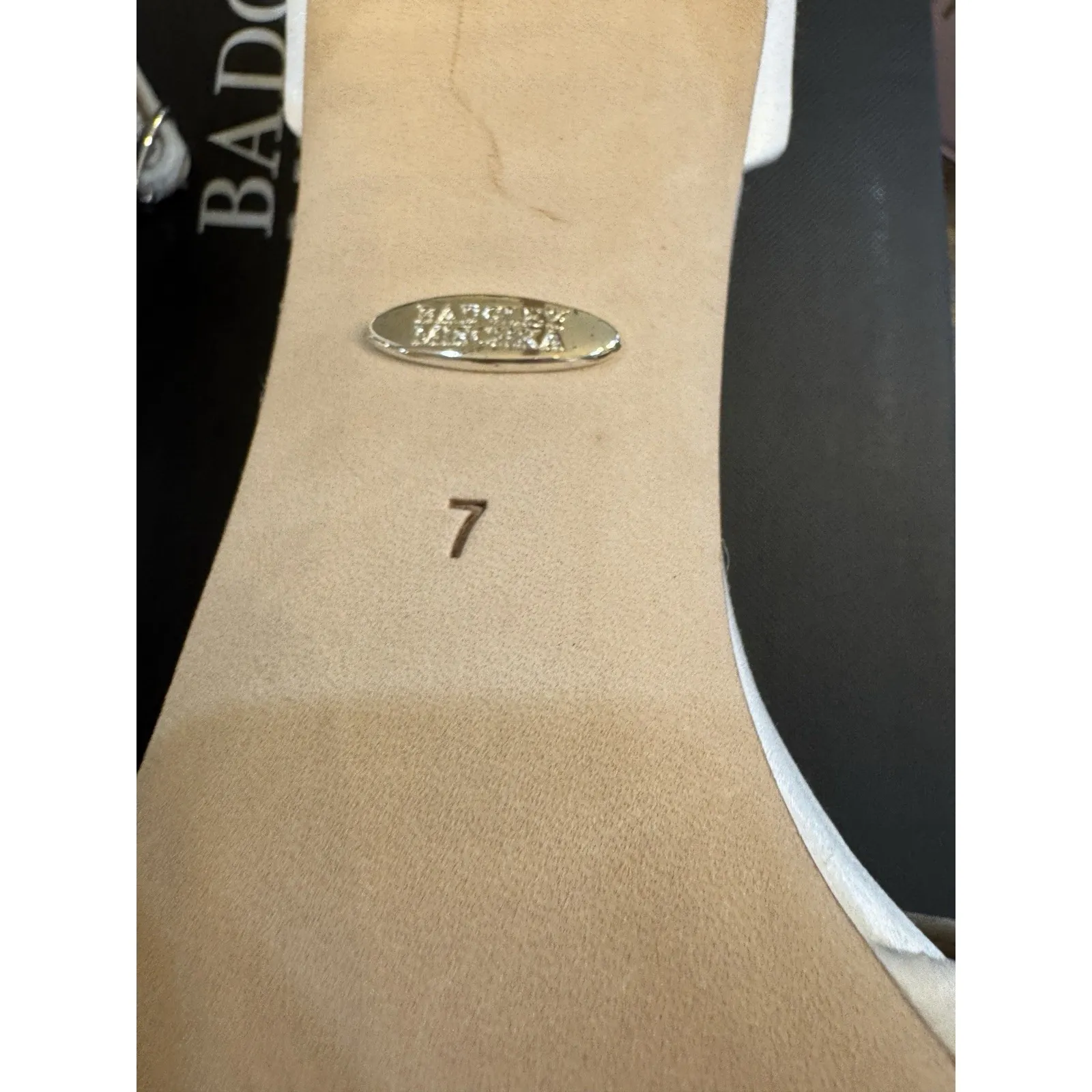 Badgley Mischka Women's Nina Heeled Sandal Peep Toe Rhinestone Size‎ 7 Bridal - Image 9