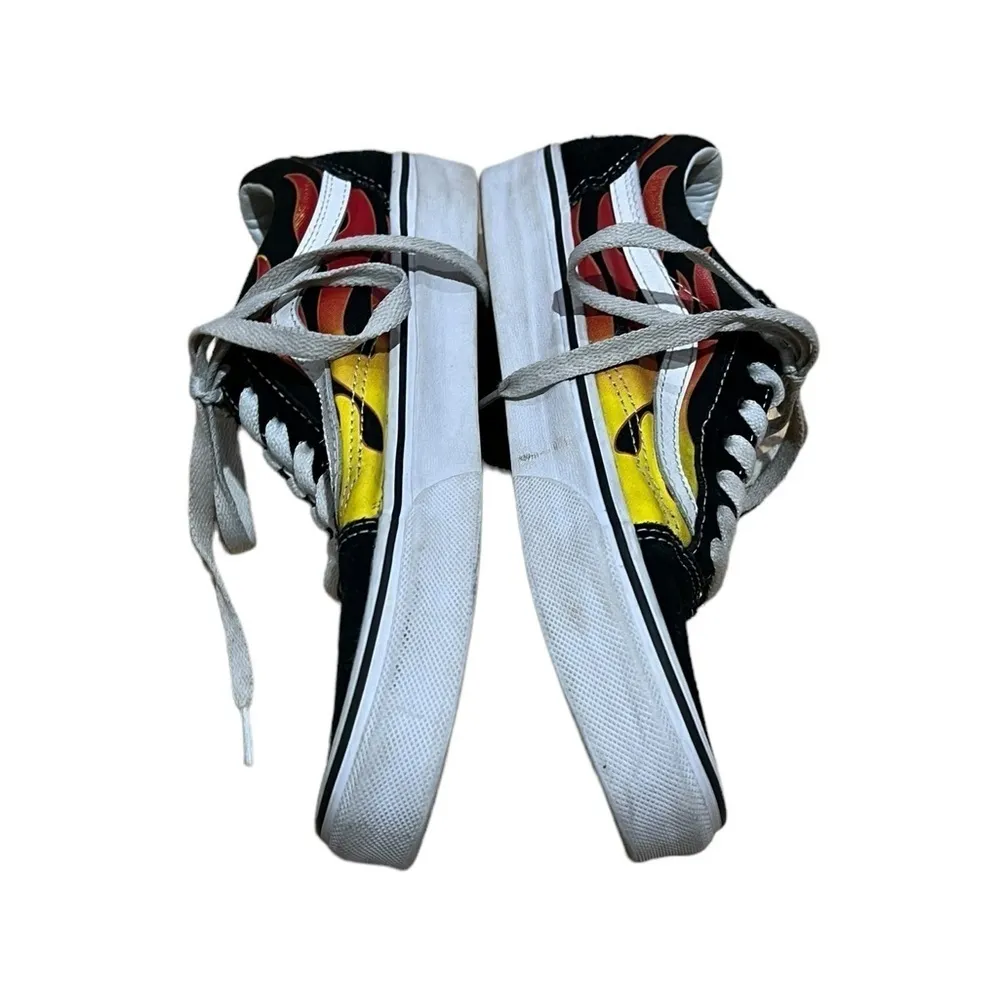 Vans Old Skool Flame Low Top Skate Shoes Women's 7.5 Men's 6 - Image 2
