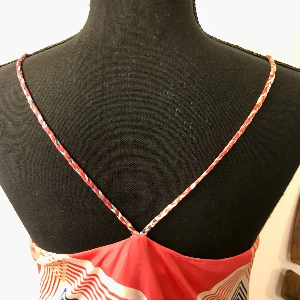 100% Silk Halter Swing Dress - Image 5