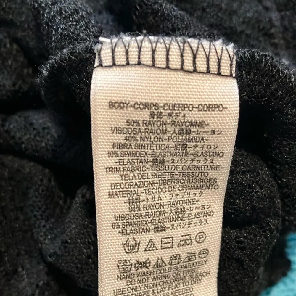 Free people Black Lace peplum Top - Image 8