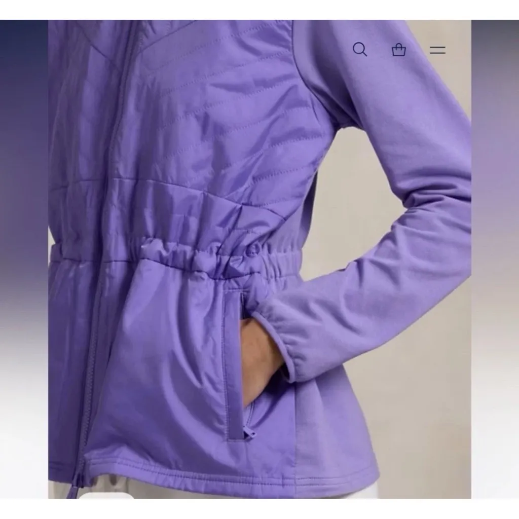 RLX Ralph Lauren Pure Lilac Quilted Hybrid Jacket Golf Concept  Size M  NWT $198 - Image 2