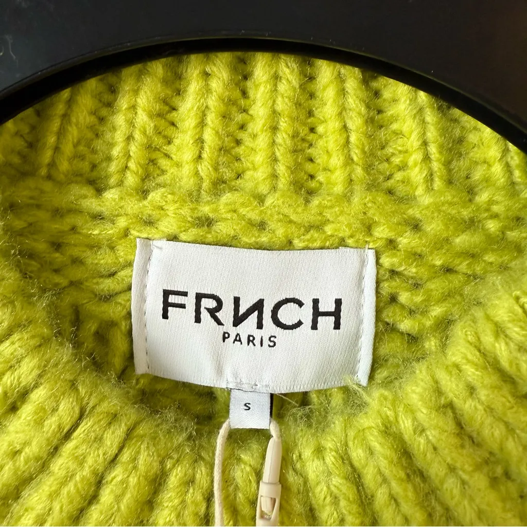 FRNCH Chiara Sweater‎ Citron Vert S - Image 4