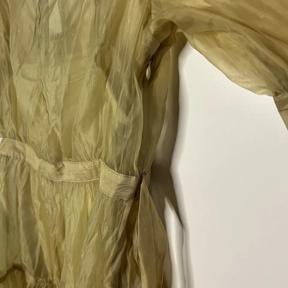 NWT Danielle Bernstein Sheer Organza Puff Sleeve Mini - Image 12