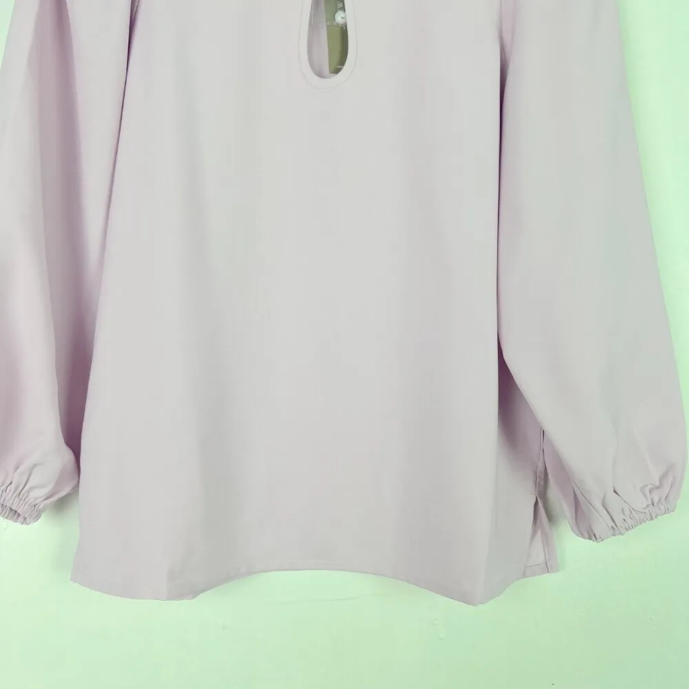 NWT J. Crew Puff Sleeve Crepe Top Shirt Blouse Lavender Size XXS Petite PXXS NEW - Image 5