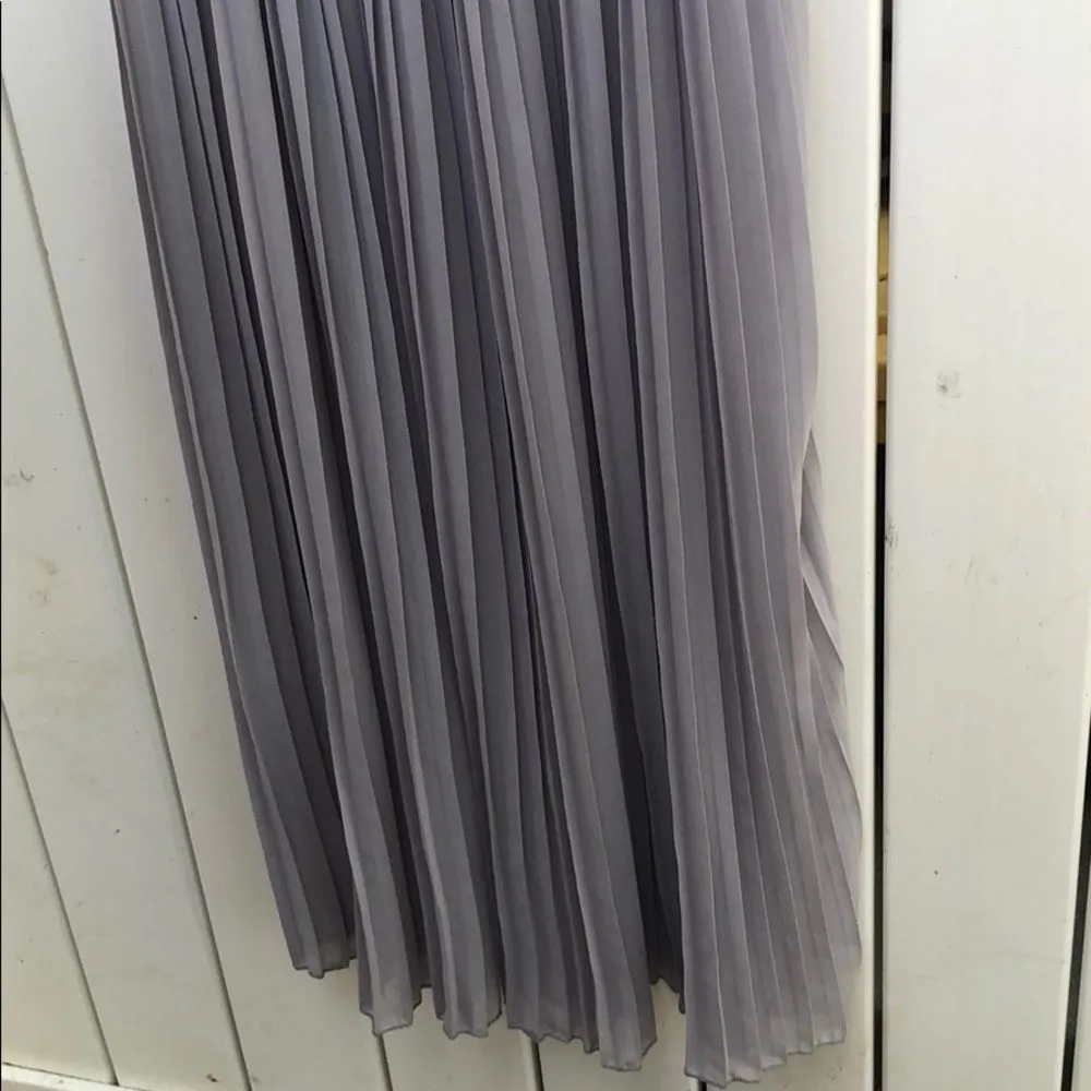 ORSO Design by‎ Korea Sheer Dress Gray - Image 6