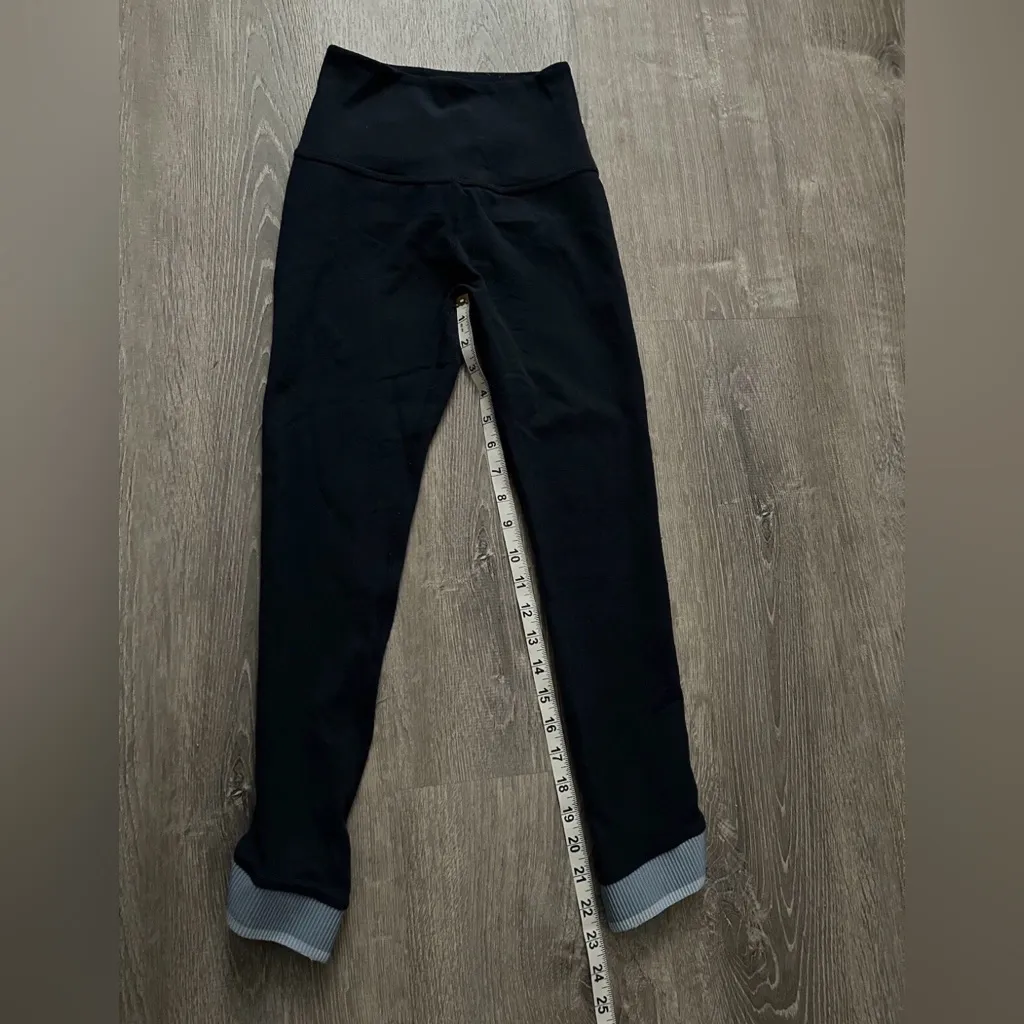 Beyond Yoga Leggings Dark Blue Light Blue Women’s Size XS Activewear Stretch - Image 5