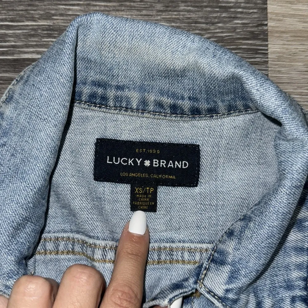 Lucky Brand The Tomboy Trucker Jean Jacket - Image 2