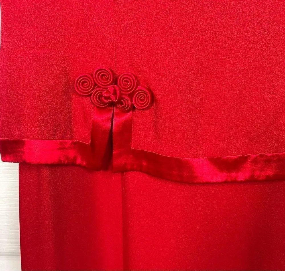 Jessica Howard Red Maxi Dress Sz 12 Vintage Nordstrom NWT - Image 5