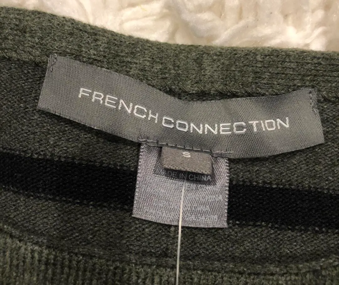 Crew Bold Stripe Sweater Green S - Image 5