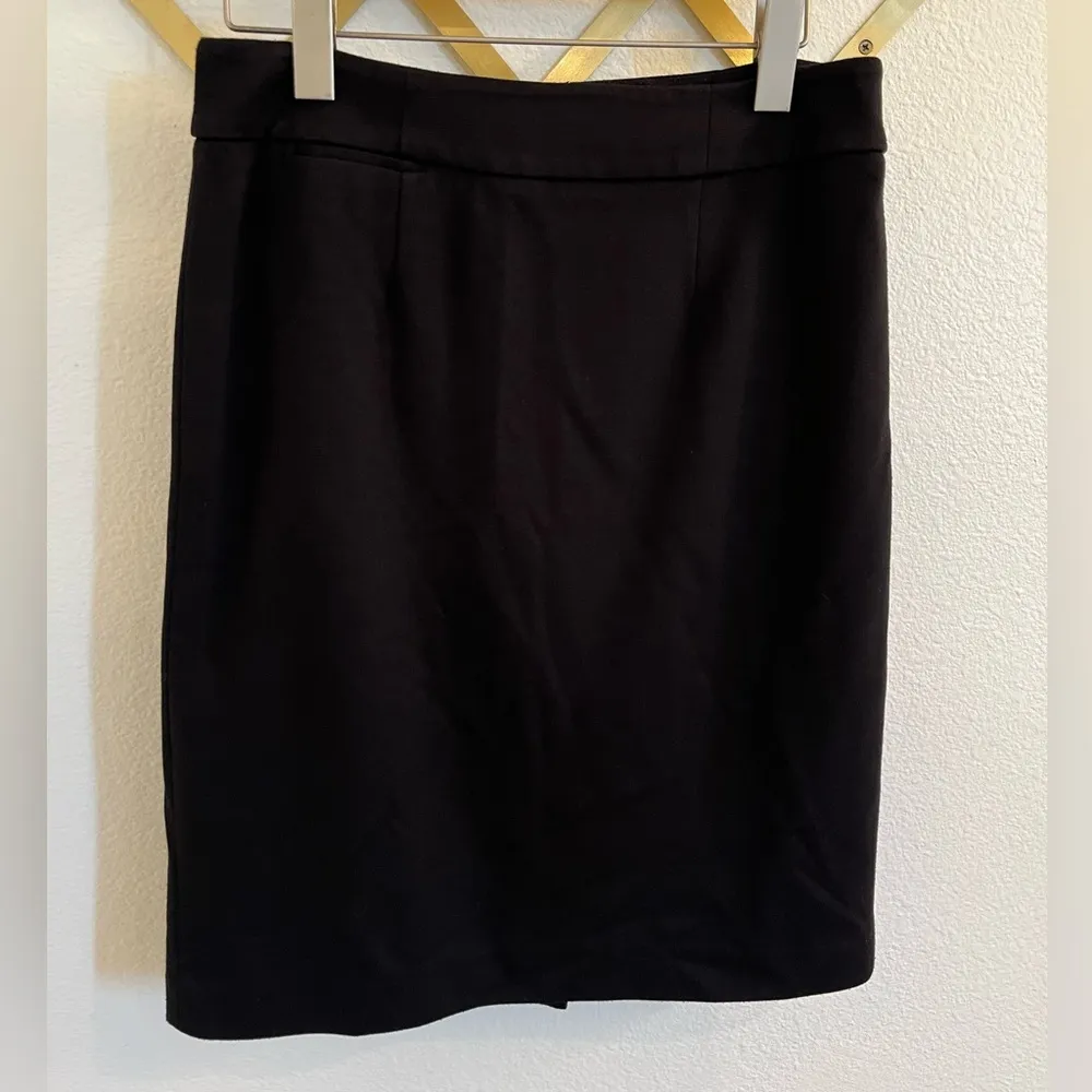 Calvin Klein Knit Stretch Black Pencil Skirt 6 - Image 3