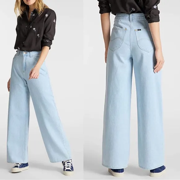 NWT Lee Women's Cropped a Line Flare Jeans 30X33 - Image 2