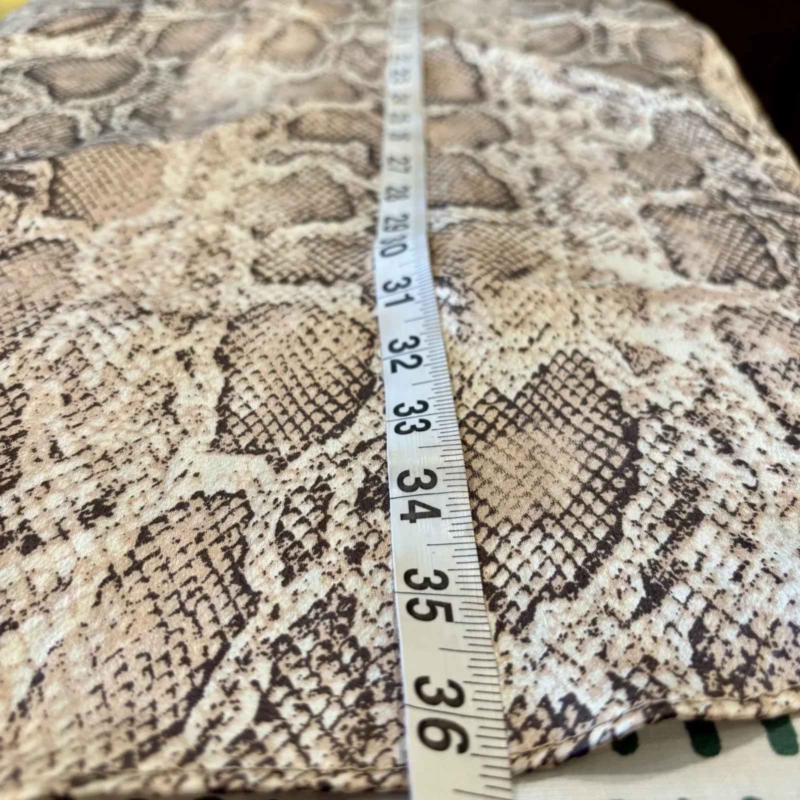 Sweet Lemon Silky Snake Skin High Low Wrap Dress • Size Medium - Image 14