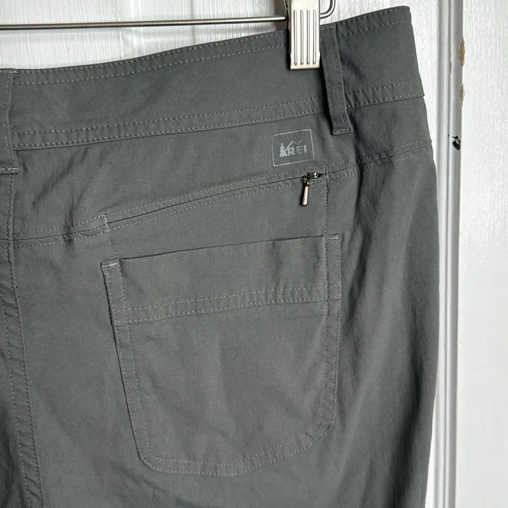 REI Coop Women’s Convertible Trail Activewear Pants in Gray W1811 Sz 12 Petite - Image 6