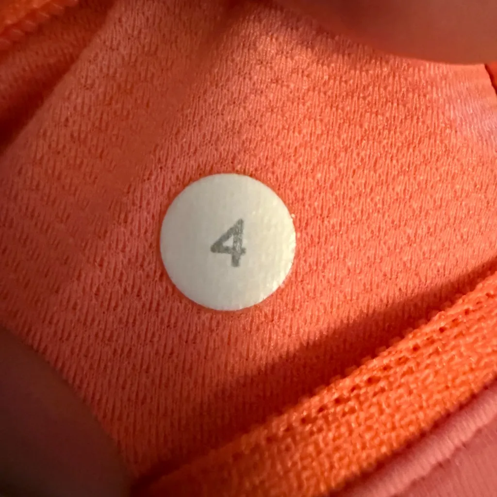 Rare Lululemon Run Speed Shorts 2.5” 4-Way Stretch Very Light Flare Coral Size 4 - Image 8