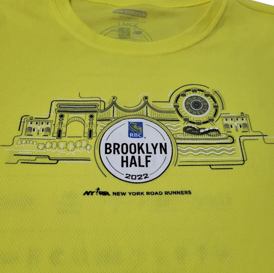 New Balance Top Size Large 2022 Boston Half Marathon New York Road Runners Shirt Women's Top - Image 5