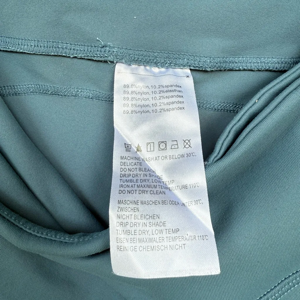 Baleaf Teal Activewear Capri Leggings - Image 5