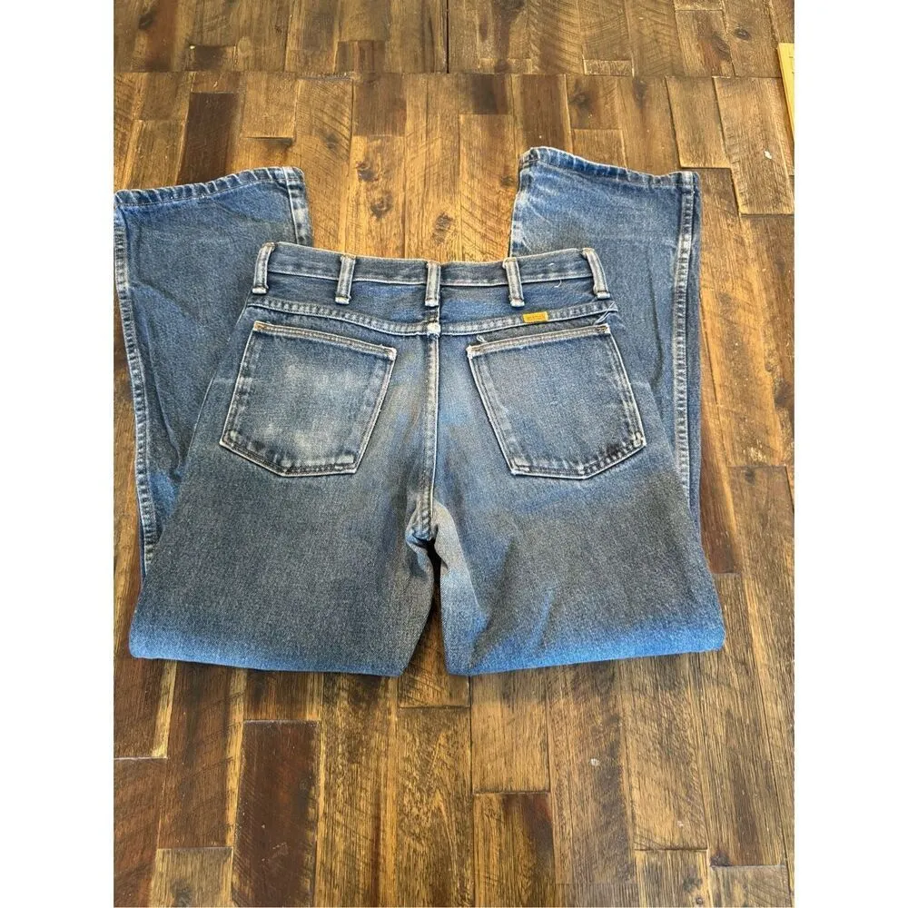 Rustler straight leg denim jeans size 30 western - Image 5